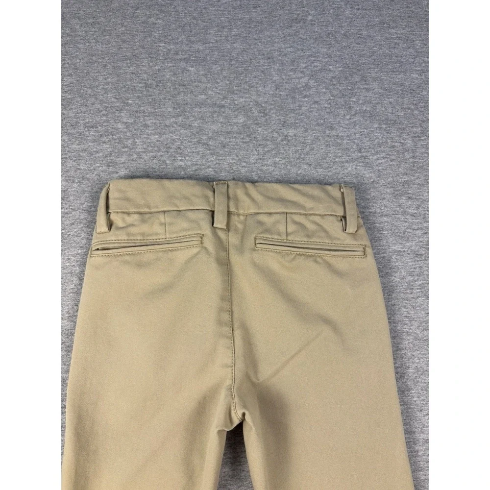 Gap Kids Boy's Size 7 Slim Tan Khaki Cotton Blend Dress Slacks Pants Uniform